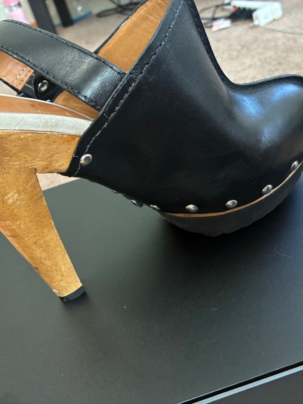 Micheal Kors Buckle Clogs